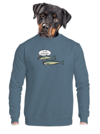 unisex mikina bez kapuce