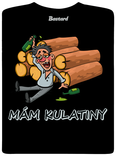 Mám kulatiny pánské tričko Black