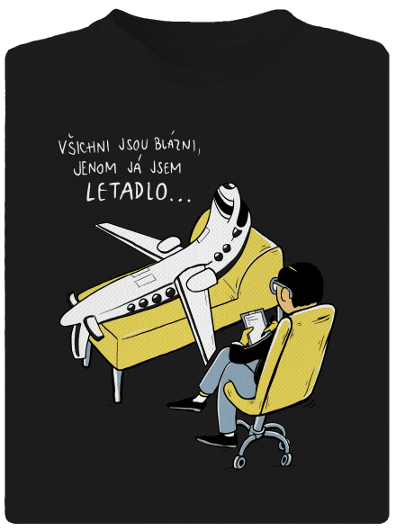 Všichni jsou blázni dětské sportovní tričko Black