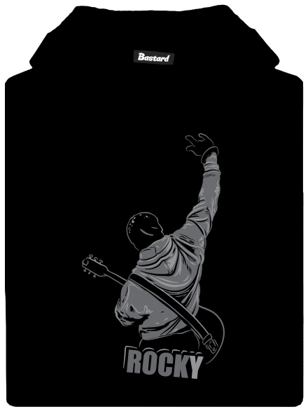 Rocky dětská mikina klokanka Black