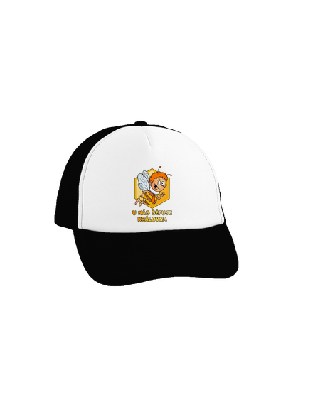 Včelí královna kšiltovka truckerka Black cap