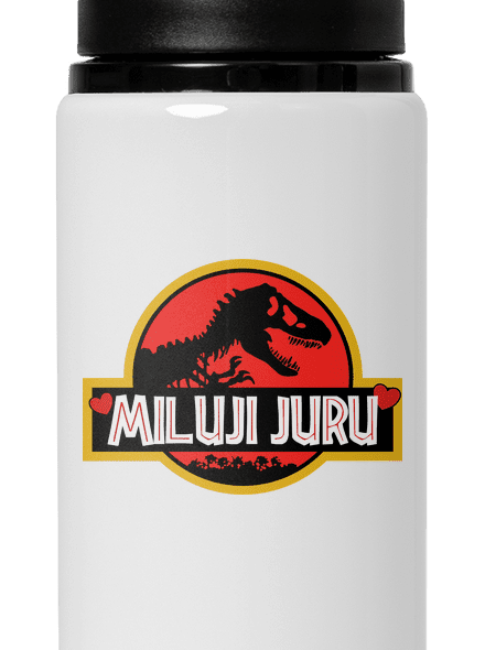 Miluji Juru lahev na vodu White